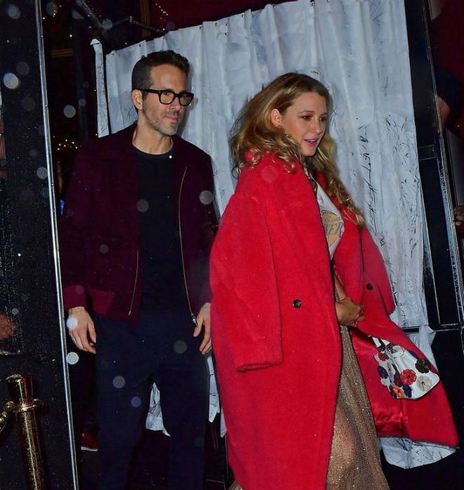 Blake Lively and Ryan Reynolds stepped out for Taylor Swift's 30th birthday party in New York.
