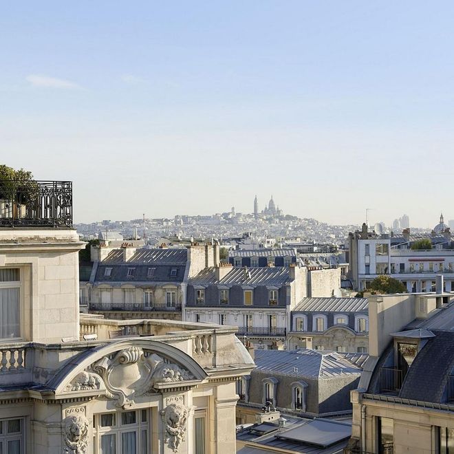 The City of Light's sights are delivered straight to your balcony at the Peninsula Paris if you book one of the five elegant Garden Suites, set on the sixth floor of the Haussmann-style building. As the room name suggests, the terraces also feature their own landscaped garden. 