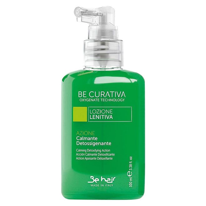 Massage this calming and soothing elixir gently into a freshly cleansed scalp. It helps to rebalance the epidermal environment to achieve a healthy scalp and increase hair growth. Essential oils and ozonated olive oil help to deeply moisturise and stimulate microcirculation. 

Be Curativa Lenitivo Soothing Lotion, $36, Be Hair
