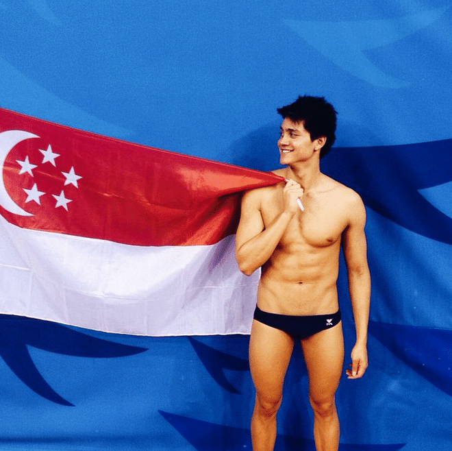 The 21-year-old swimming wunderkind is blazing a trail in the world of swimming, having most recently beaten Michael Phelps's record at the 100m butterfly event. Definitely one to keep our eyes on! Photo: Instagram/@josephschooling