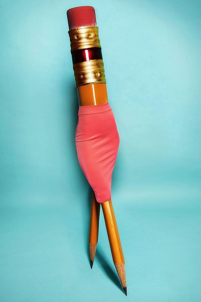 The first pencil skirt was designed by Christian Dior in 1954 and quickly became a staple of the working woman. Here, find a pencil skirt worn by Joan Holloway from the Mad Men TV show, as well as newer takes on this classic. “The hardest part of the pencil skirt is that they’re so hard to walk in,” said Antonelli. Photo: MOMA