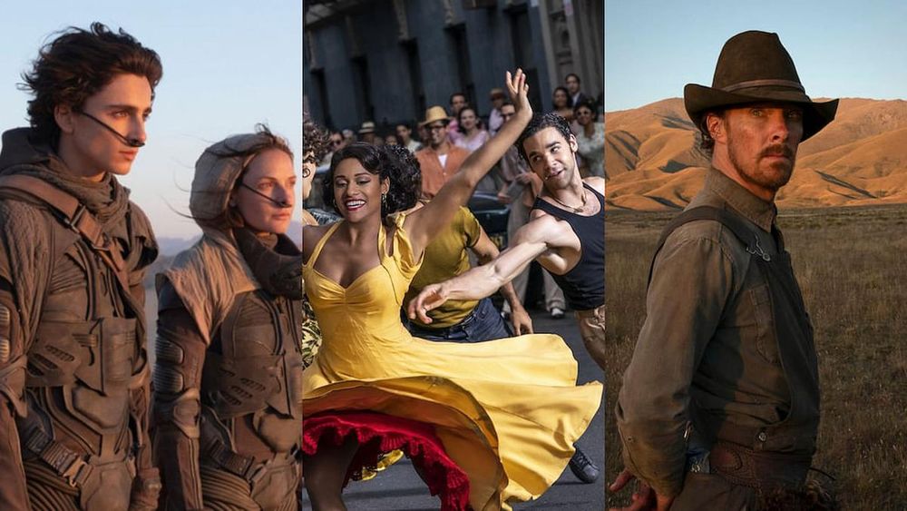 From left: 'Dune', 'West Side Story' and 'The Power of the Dog' (Photos: Courtesy)