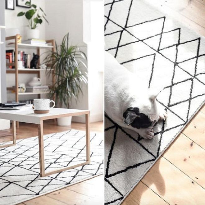 If your room needs to be multifunctional, you can define different areas by positioning rugs under or alongside furniture. For example, place a mini rug under the desk of the home office or a larger more comfortable rug under a sofa that needs to doubles up as a guest bed. Photo: Instagram