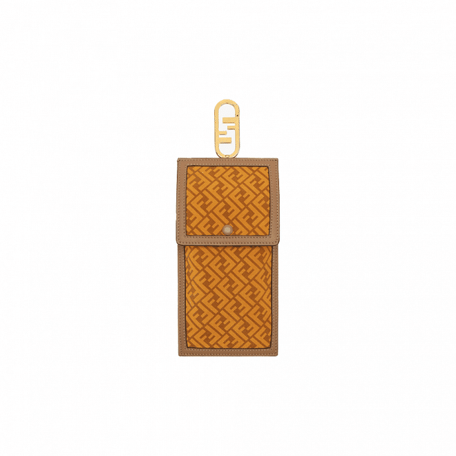 Smartphone Pocket (Yellow Suede Cover), $660, Fendi