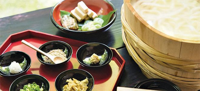Delicate presentation is  a hallmark of Japanese cuisine.