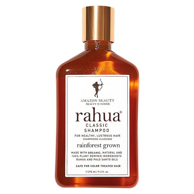 Based on the centuries-old remedy of Amazonian women, Rahua is fortified with a potent restorative oil of the same name. This organic shampoo deeply nourishes scalp and hair follicles. It contains healing quinoa, coconut and shea butters to gently remove oil and impurities without stripping away necessary nutrients.

Classic Shampoo, $50, Rahua