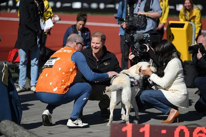 Prince Harry And Duchess Meghan Spend Easter With Invictus Games Competitors And Children