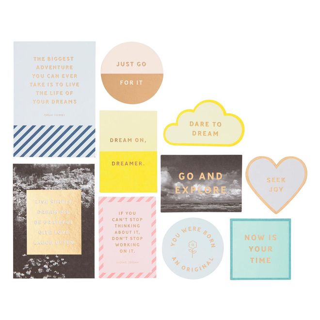 Sometimes office life and work can get a bit humdrum, which is why an inspirational kit like this can give you that little push you need to remind yourself to live your best life, everyday. 