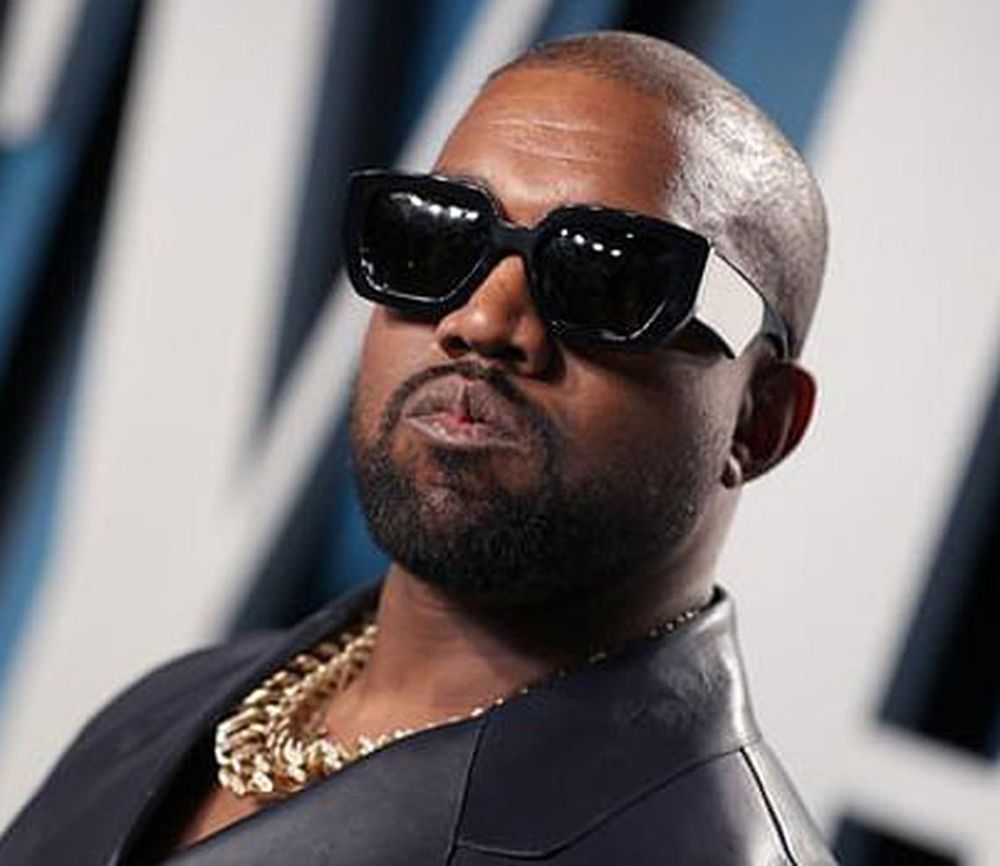 Kanye West at 2020 Vanity Fair Oscar Party