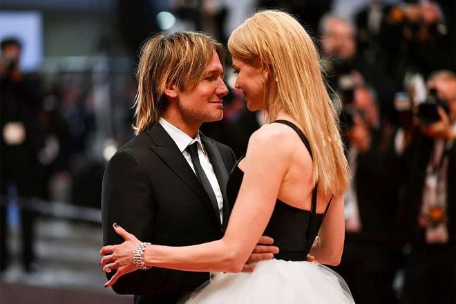 Yes, Nicole Kidman did have a brief PDA moment with her co-star Alexander Skarsgård at the 2017 Emmys, but it was nothing compared to her incredibly sweet moments with husband Keith Urban. The couple—who have been married since 2006—held each other at the Cannes Film Festival in 2017. Photo: Getty