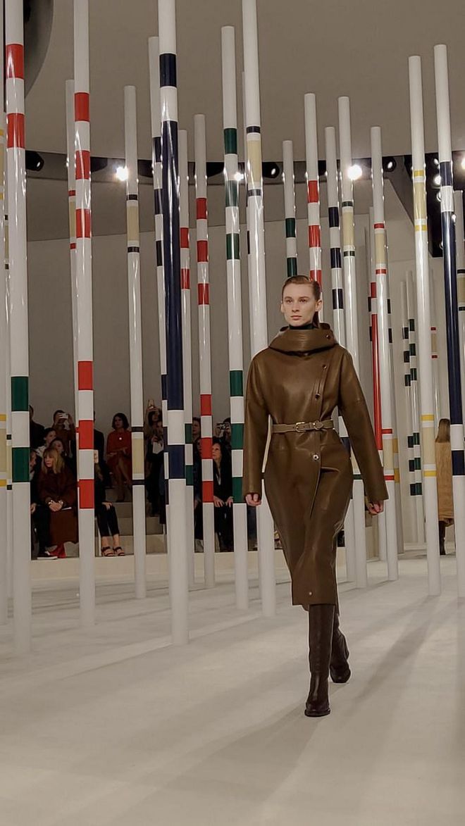 Hermes' AW2020 show made homage to the brand's equestrian history.