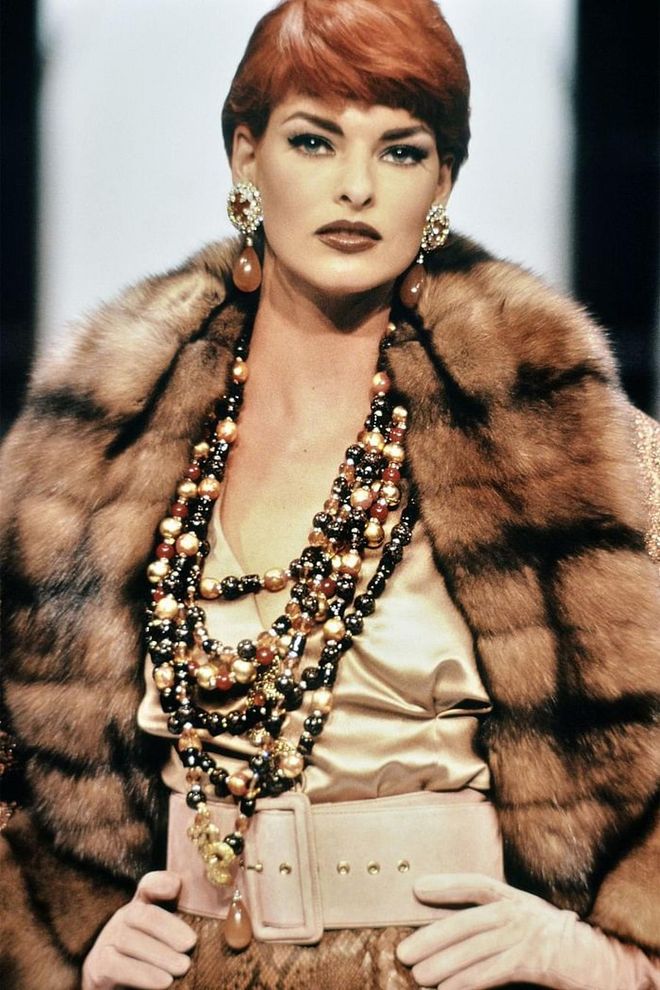 Dior Haute Couture Spring/Summer 1992-1993 fashion show. Photo: Getty 