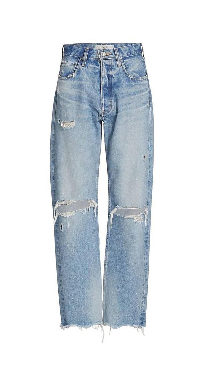 Odessa High-Rise Wide Jeans, $511, Moussy Vintage at Saks Fifth Avenue