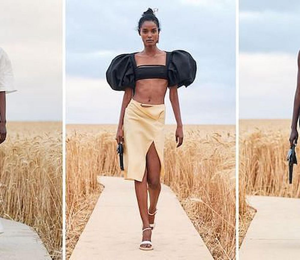 Jacquemus Sets Spring 2021 Show In Field of Gold