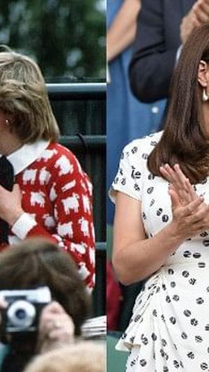 Meghan Markle Kate Middleton Princess Diana Wimbledon