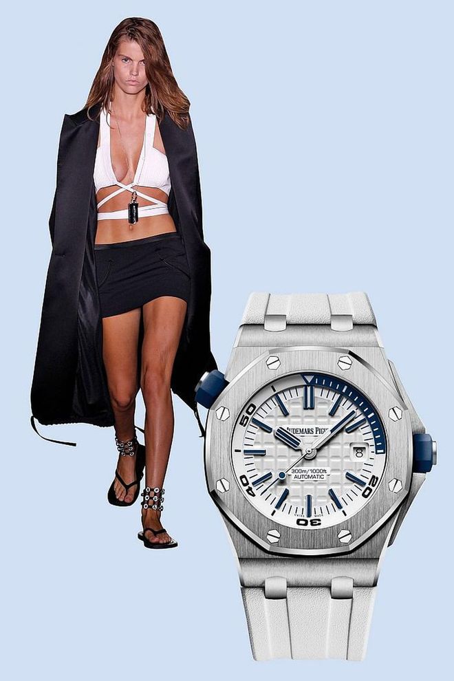 Audemars Piguet combines fashion with wearability. It's the ultimate match to Alexander Wang's mix of urban chic and athleisure cool.

Royal Oak Offshore Diver, $19,000, audemarspiguet.com