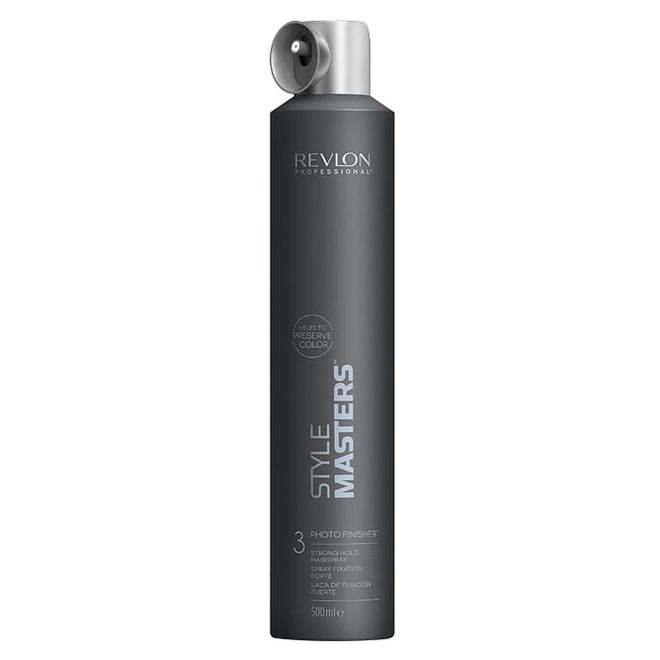 Its intelligent mist system disperses product uniformly, and its quick-drying, residue-free, strong but lightweight formula ensures your hairstyle stays in place longer.

Style Masters Photo Finisher Hairspray, $32, Revlon Professional