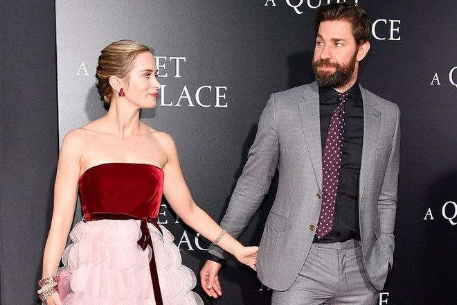Emily Blunt and John Krasinski reached peak cute when the duo starred in Krasinski’s A Quiet Place in 2018. At the movie’s New York premiere in April, Blunt cheekily grabbed Krasinski's bum in front of the cameras. Photo: Getty