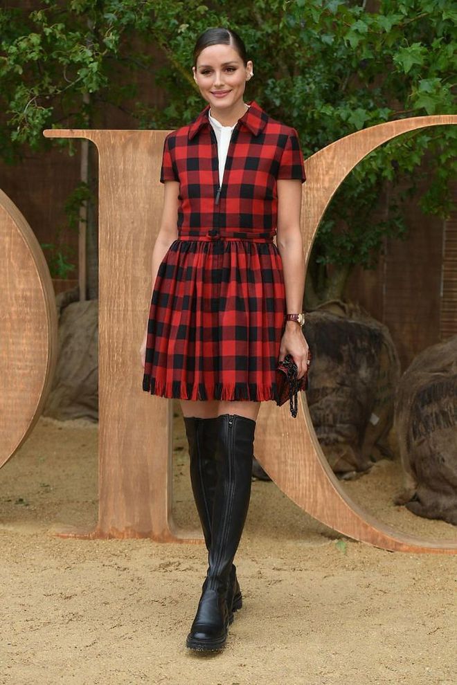 Olivia Palermo made a case for gingham prints.

Photo: Getty