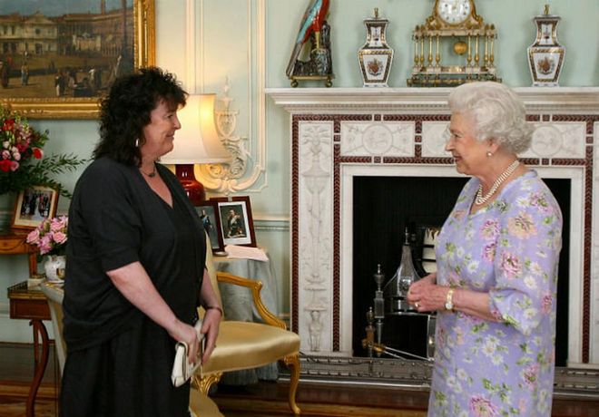 On April 28, the official Twitter account of the royal family was launched (to just 400 followers). Their first tweet? A photo of the queen meeting poet Carol Ann Duffy at Buckingham Palace. It took another year before Her Majesty joined Facebook.

Photo: Getty
