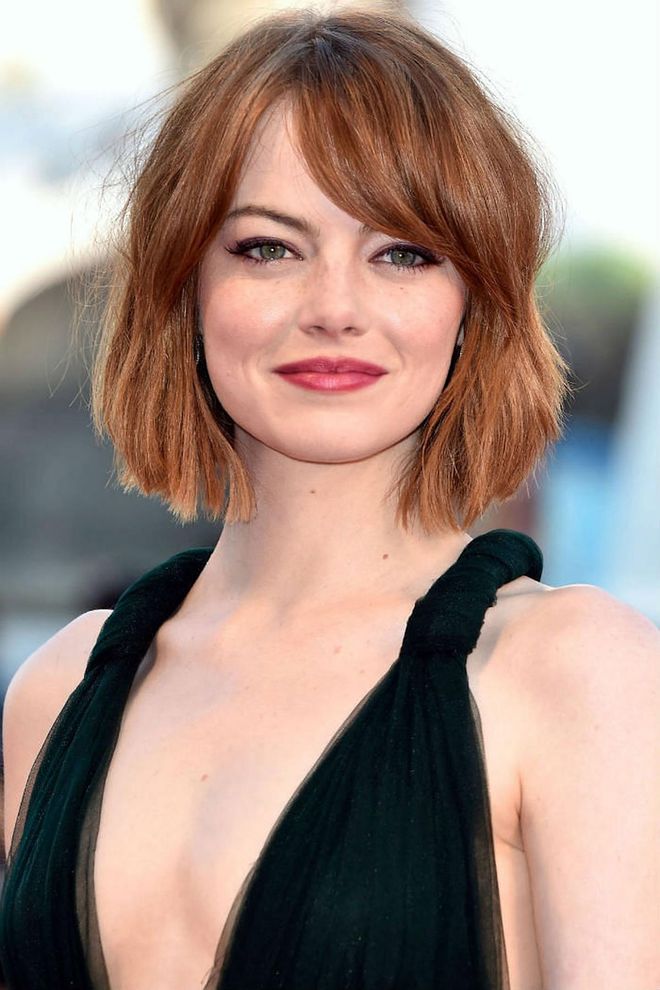 Emma Stone's grown up cut is short, but sweet.