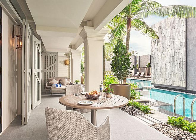 Sip away on your afternoon tea and enjoy the tranquility and bliss from your private patio.
