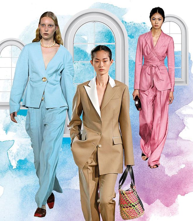 Tailoring is here to stay. Call it a reaction against the hypebeast fashion we have been seeing over the past few years. Looking chic, smart and sophisticated with the right amount of attitude is more au courant than ever before. Tailored suits are also generally slouchier. From the contrast collars at Loewe, to the addition of a waistcoat for updated three-piece suits, to tailored shirts worn as jackets. This year’s trend sees a boxier, longer blazer worn over staples such as pedal pushers, Bermudas and even cycle shorts for a hybrid style that’s equal parts street and chic.