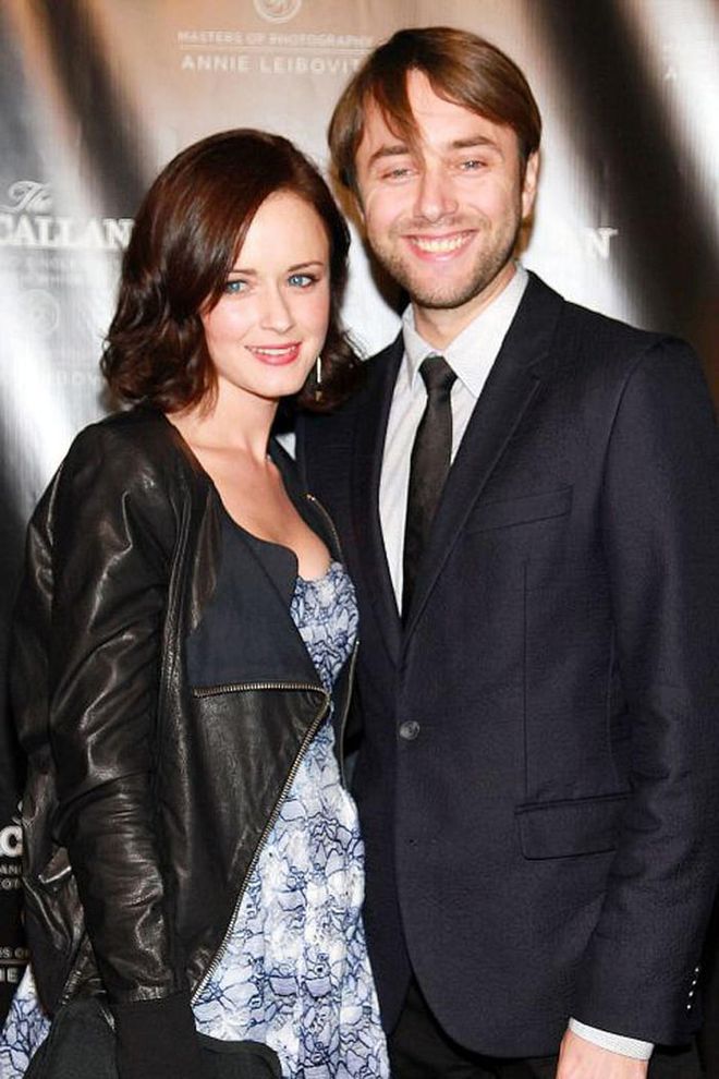 Where they met: In 2012, Bledel landed a guest arc on Mad Men, the show that made Kartheiser a bonafide star. They officially became an item after the season wrapped because both wanted to keep it professional during filming.
Length of relationship: The couple went public in October of 2012 and confirmed their engagement the following year. They married in secret in Ojai, CA in June of 2014 and welcomed a son in 2015.
Cutest moment: Back when they first started dating, Kartheiser explained to US Weekly exactly how important it was for him to make things work. "I'm a really lucky guy," he said. "The most important thing, for us, is to make sure that we see each other in the flesh at least once every 10 days. All the other stuff is good, like FaceTime and the texting, [but] I love seeing her. You gotta make the flight!"