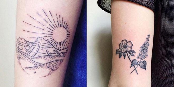 Who: @tealeigh
Why: Leigh is an illustrator who specializes in old-fashioned "stick and poke" tattoos, which use a needle to poke ink into the skin. Leigh's nature-inspired designs and hand motifs are beautifully delicate—and in high demand.