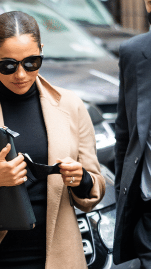 Meghan Markle Wears The Perfect Camel Coat For A Meeting In New York City