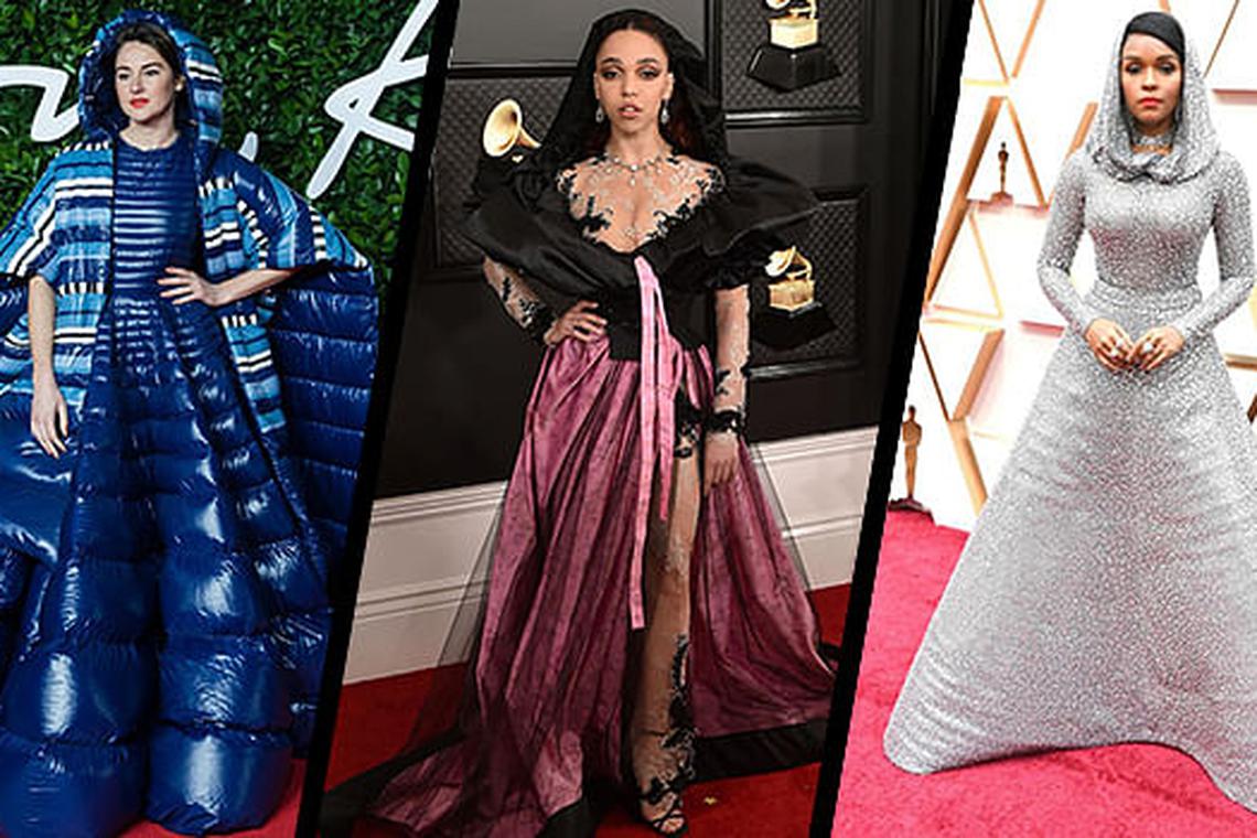 On the cowl: How the hooded dress became a red carpet staple this season