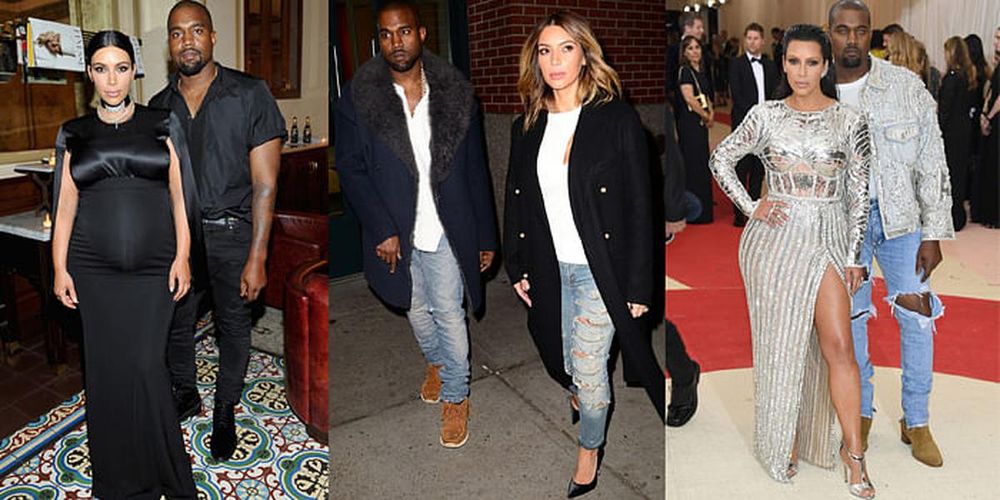 Kim And Kanye's Best Matching Looks