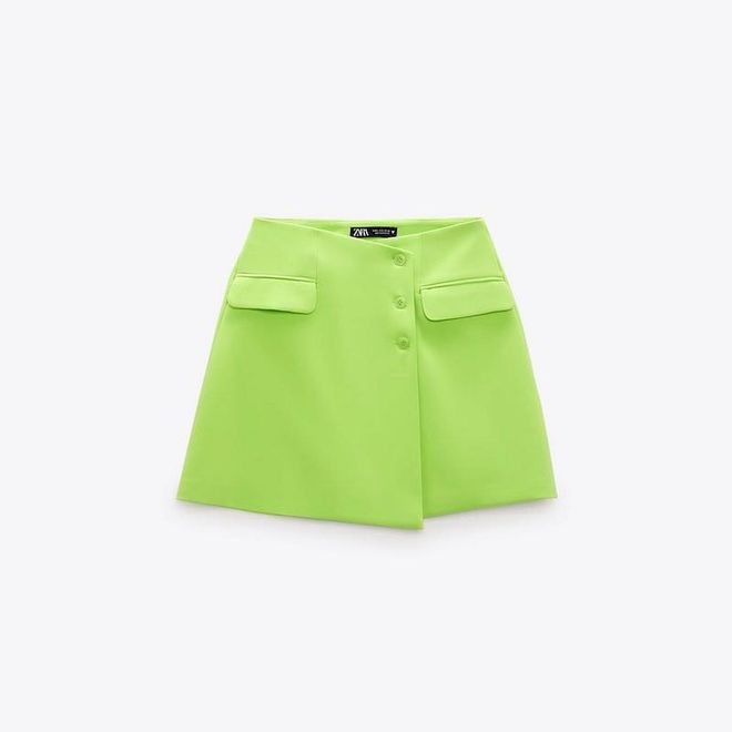Mini Skirt With Pockets, $59.90, Zara
