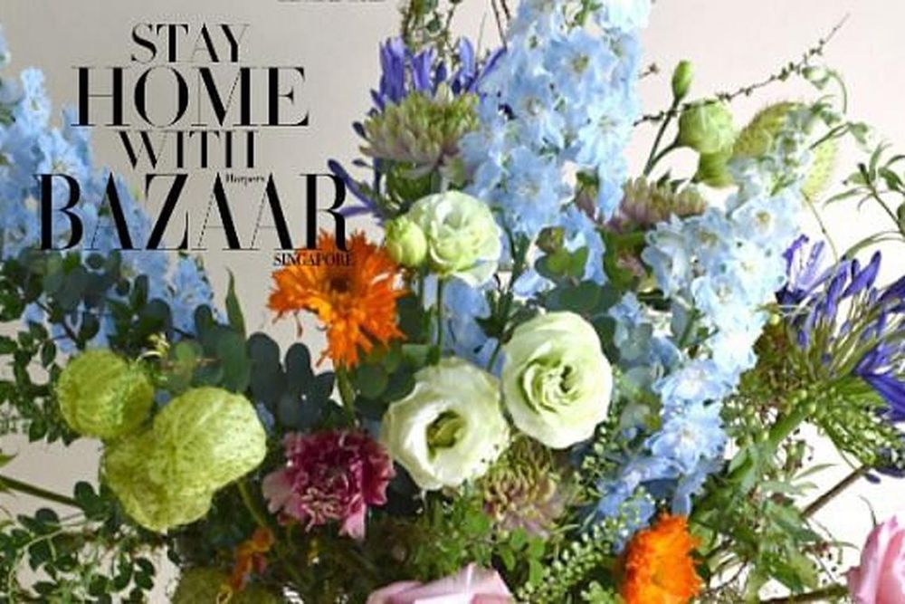Stay Home With BAZAAR Floral Arrangement with Charlotte Puxley