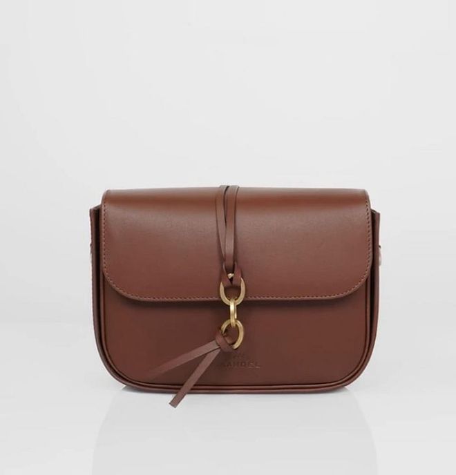 Classic Brown Flap Bag, €315,00 (about $505), Mandel
