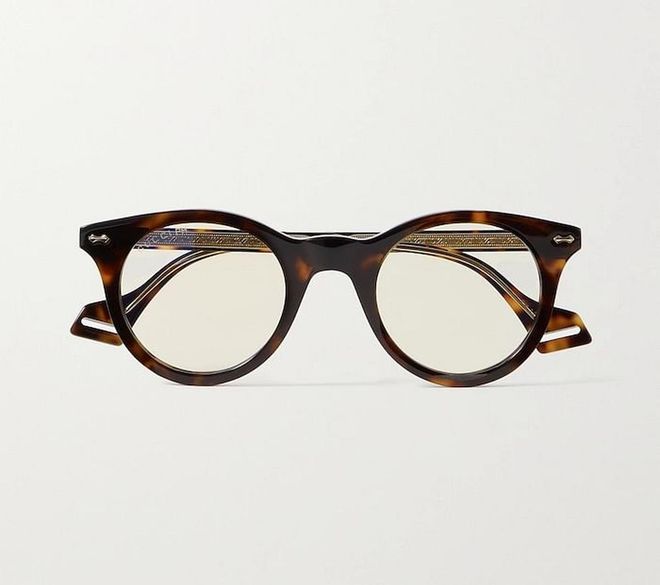 Round-Frame Tortoiseshell Acetate Blue Light-Blocking Optical Glasses, $669, Gucci at Net-a-Porter