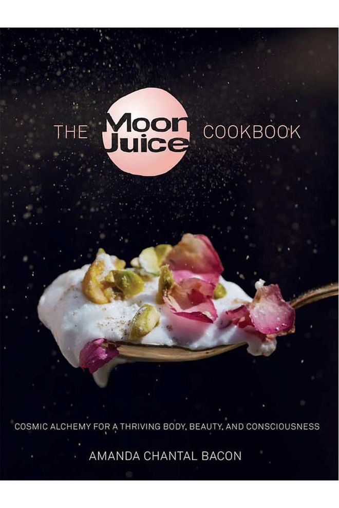 Fans of Amanda Chantal Bacon and her wellness supplement company Moon Juice—you're in luck. The vegan and health guru has just released her first cookbook jam-packed with recipes like Hot Sex Milk (your guess is as good as ours) and Chocolate Chaga Donuts. You can pick it up online or at her boutique in Los Angeles, alongside a wealth of various trendy health ingredients packaged in chic little jars.