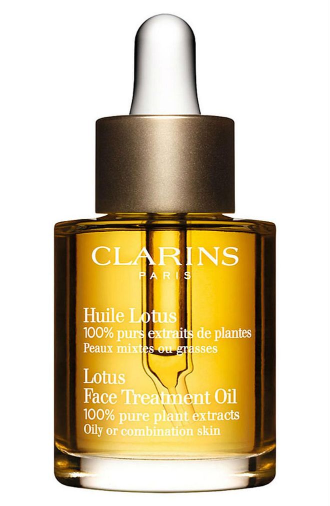 Lotus Face Treatment Oil, Clarins, $xx (Photo: Clarins)