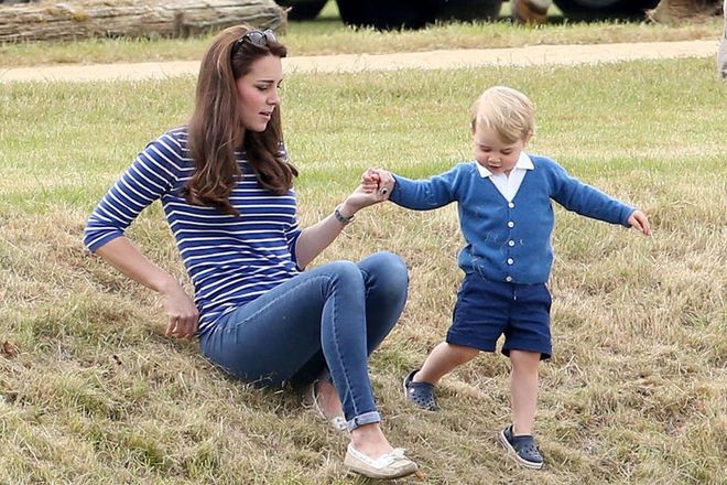 When it comes to little George and Charlotte, "They're not having them raised by a coterie of nannies behind palace walls," Andersen says. "Charles had no real exposure as a small child to the world outside the royal circle. She does have a nanny, but really Kate is a hands-on mom." The Cambridges are following in Diana's footsteps with that one.
