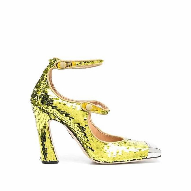 115mm Sequin-Embellished Pumps, $1,518, DSquared2 at Farfetch