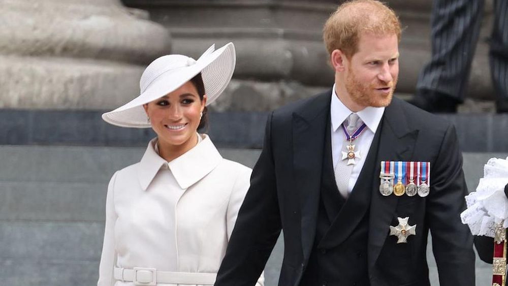 Prince Harry and Duchess Meghan Miss the Final Day of Platinum Jubilee Weekend