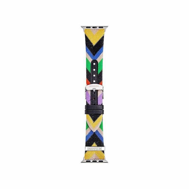 Zigzag Leather Apple Watch Strap, $202.38, Missoni at Nordstrom