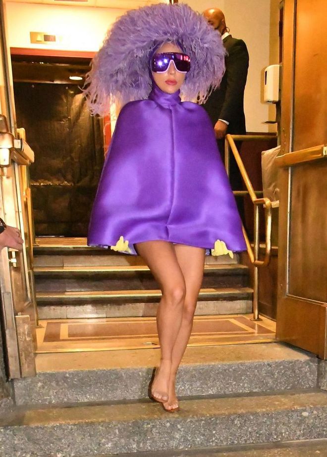 Lady Gaga steps out of MTV rehearsals at Radio City Hall on July 31, 2021. (Photo: Backgrid)