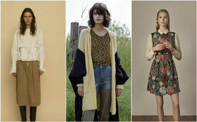 (L-R) Looks from Sea New York (available at Rue Madame), American Vintage and Red Valentino which are available in Takashimaya Shopping Centre.