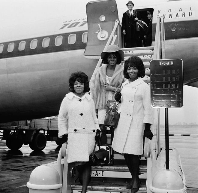 Arriving at Heathrow Airport in 1965.

Photo: Getty 