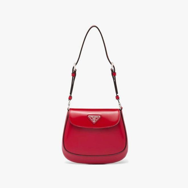 Prada Cleo Brushed Leather Mini bag, $3,200, Prada
