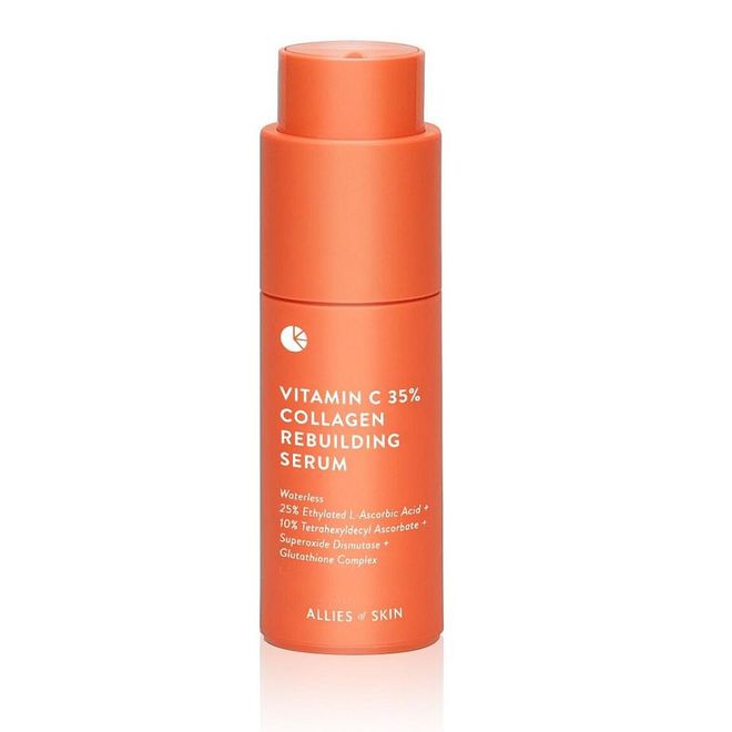 The world's first and only waterless vitamin C serum promises to instantly supercharge skin's brightness, while in the long run, can boost cell renewal processes and collagen production, reduce fine lines and dark spots, and help build a formidable skin shield against environmental aggressors to protect it from future damage. 