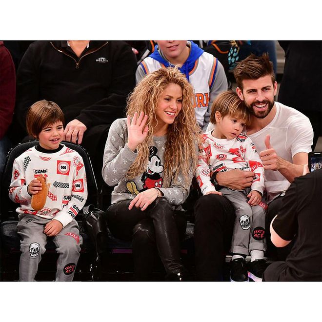 Shakira and Gerard Piqué's family