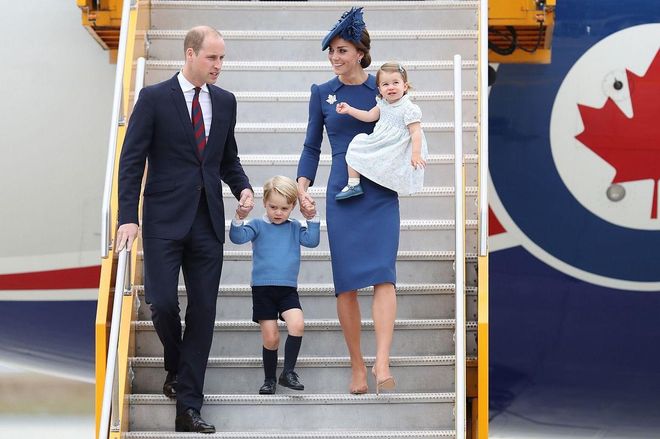 Arriving in Victoria for the royal tour of Canada. Photo: Getty 