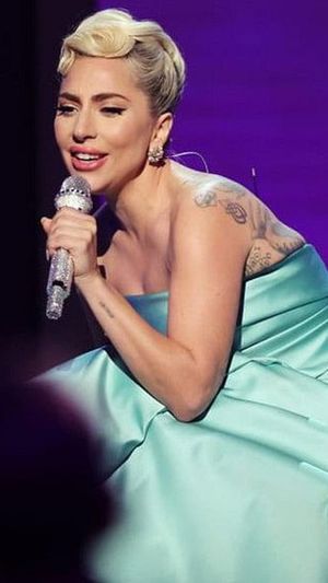 Lady Gaga Elie Saab Grammys 2022